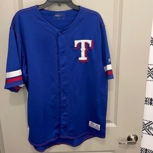 Texas rangers shirt jersey style used